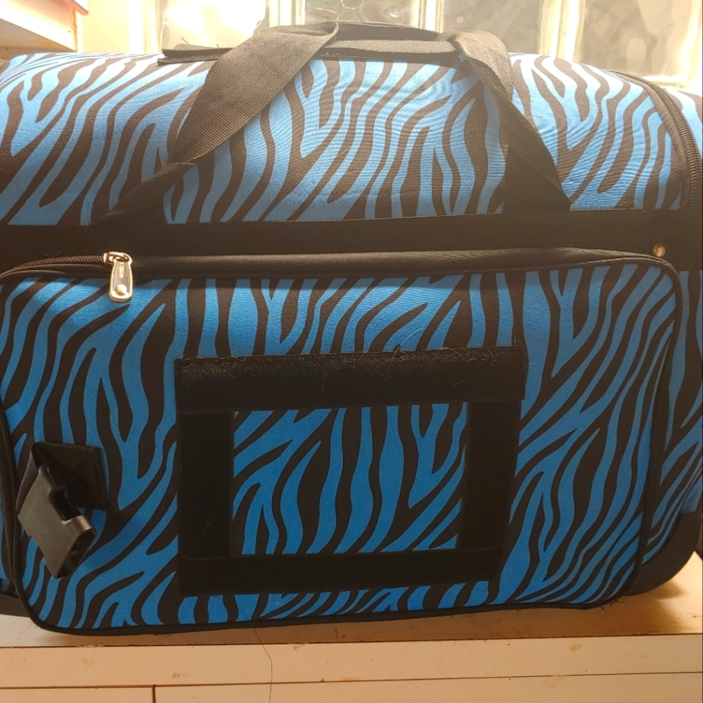 Dream Duffel - Small - Black & Tourquoise